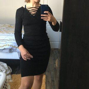 Belcci Black Midi Dress